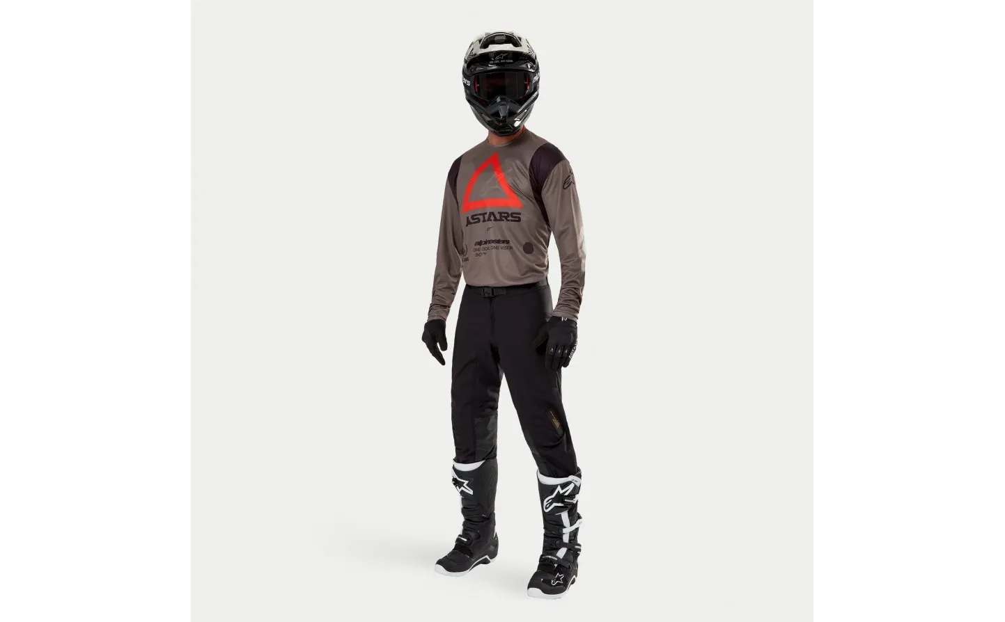 Traje Alpinestars Techdura Marron Negro