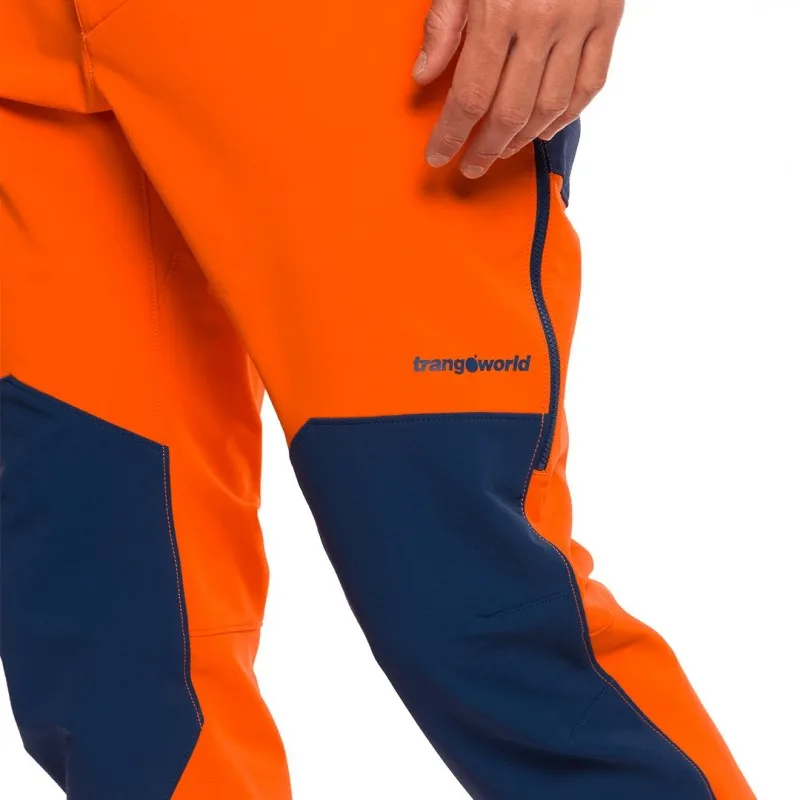 Trangoworld PANTALÓN LARGO MOURELLE DR NARANJA/AZUL OSCURO