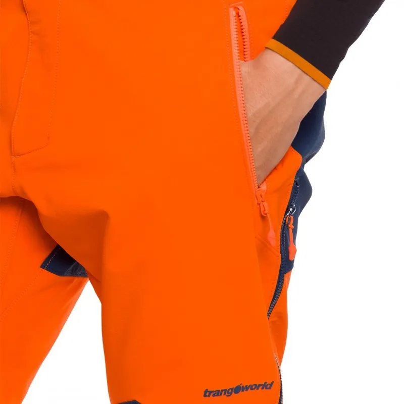 Trangoworld PANTALÓN LARGO MOURELLE DR NARANJA/AZUL OSCURO