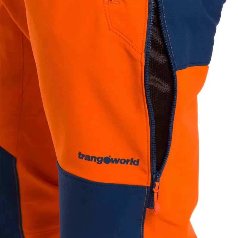 Trangoworld PANTALÓN LARGO MOURELLE DR NARANJA/AZUL OSCURO