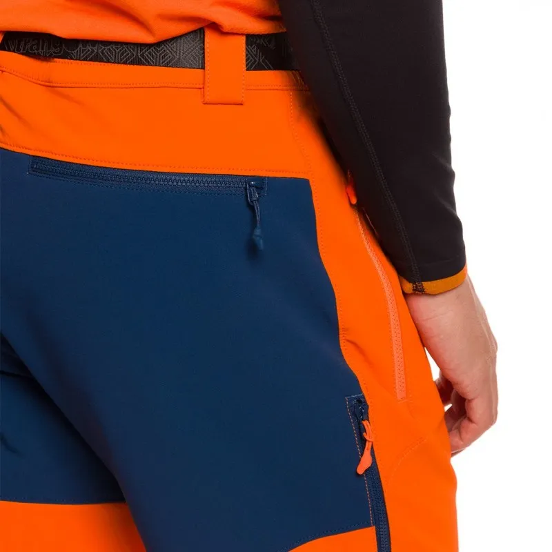 Trangoworld PANTALÓN LARGO MOURELLE DR NARANJA/AZUL OSCURO