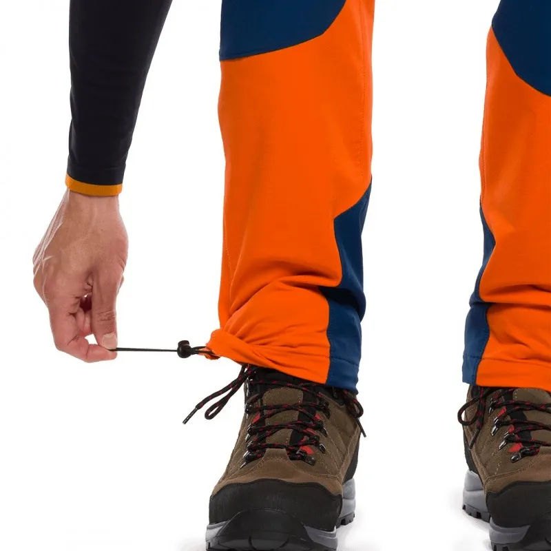Trangoworld PANTALÓN LARGO MOURELLE DR NARANJA/AZUL OSCURO