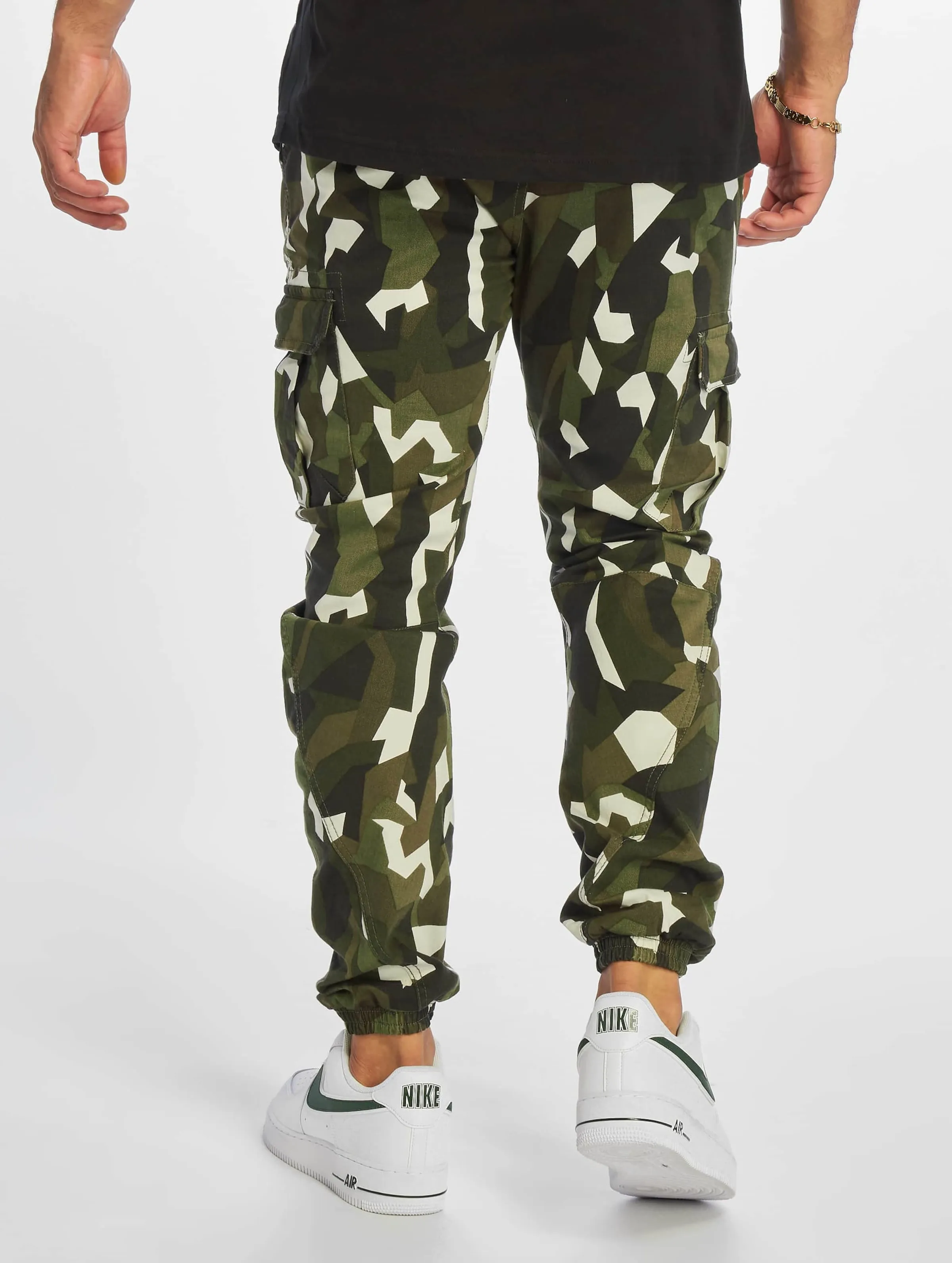 Urban Classics Geometric Stretch Twill