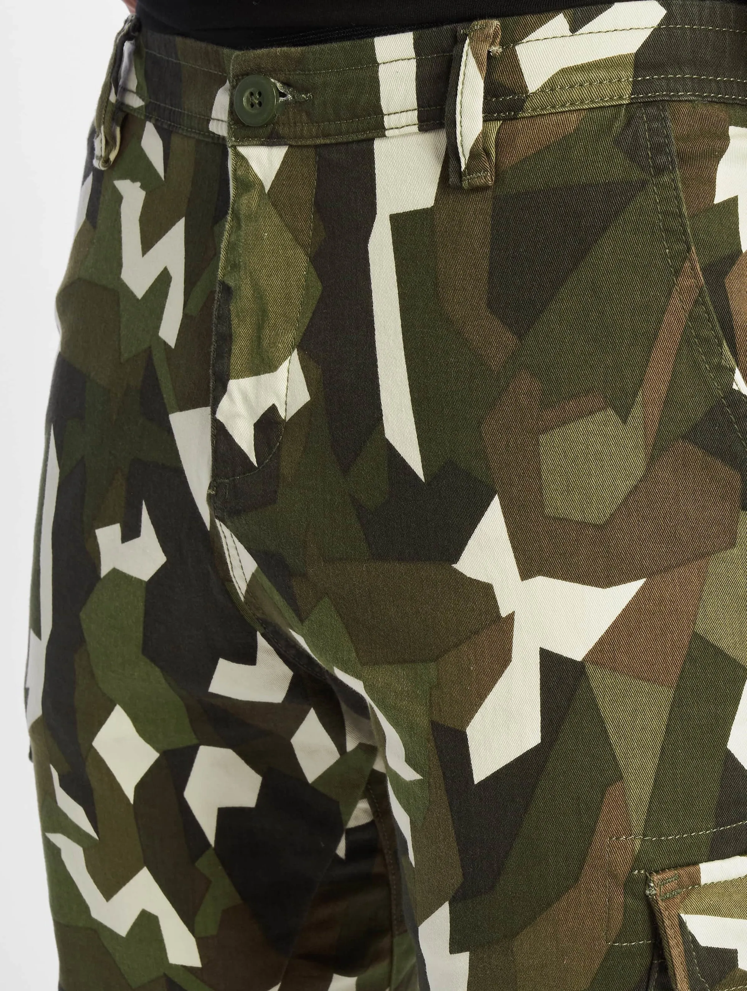 Urban Classics Geometric Stretch Twill