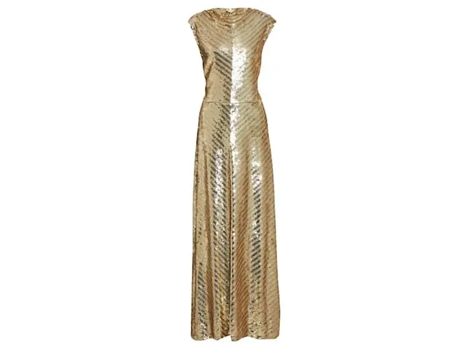 Valentino Garavani Vestido / Túnica de Noche Valentino Dorado 