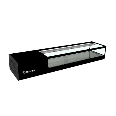 Vitrina frigorífica CUB 6 cuba plana sushi Movilfrit