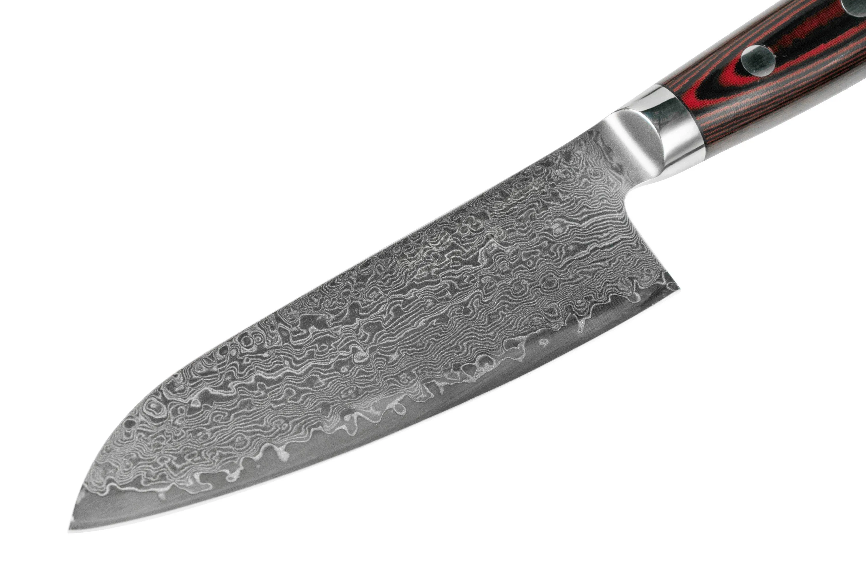 Yaxell Super Gou 37112 santoku Acero de damasco de 161 capas, 12,5 cm