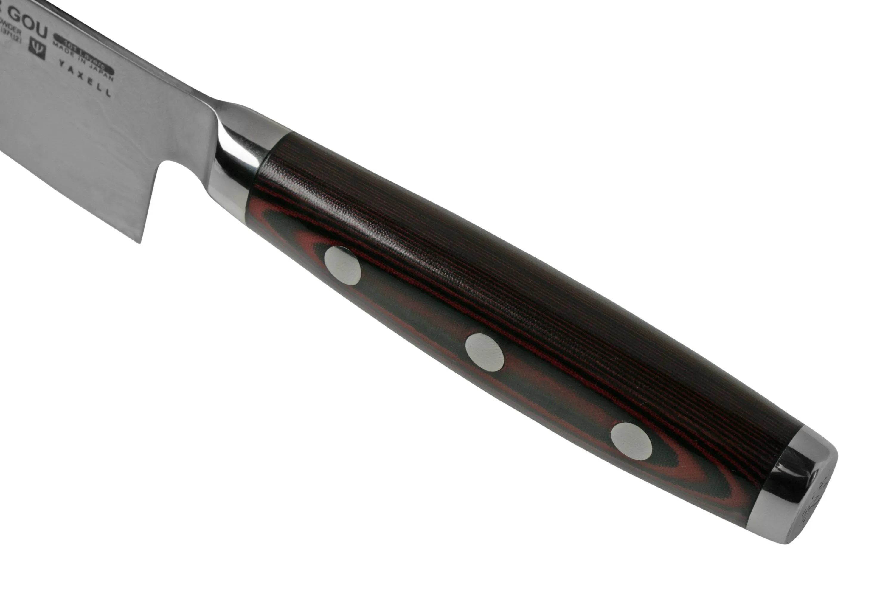 Yaxell Super Gou 37112 santoku Acero de damasco de 161 capas, 12,5 cm