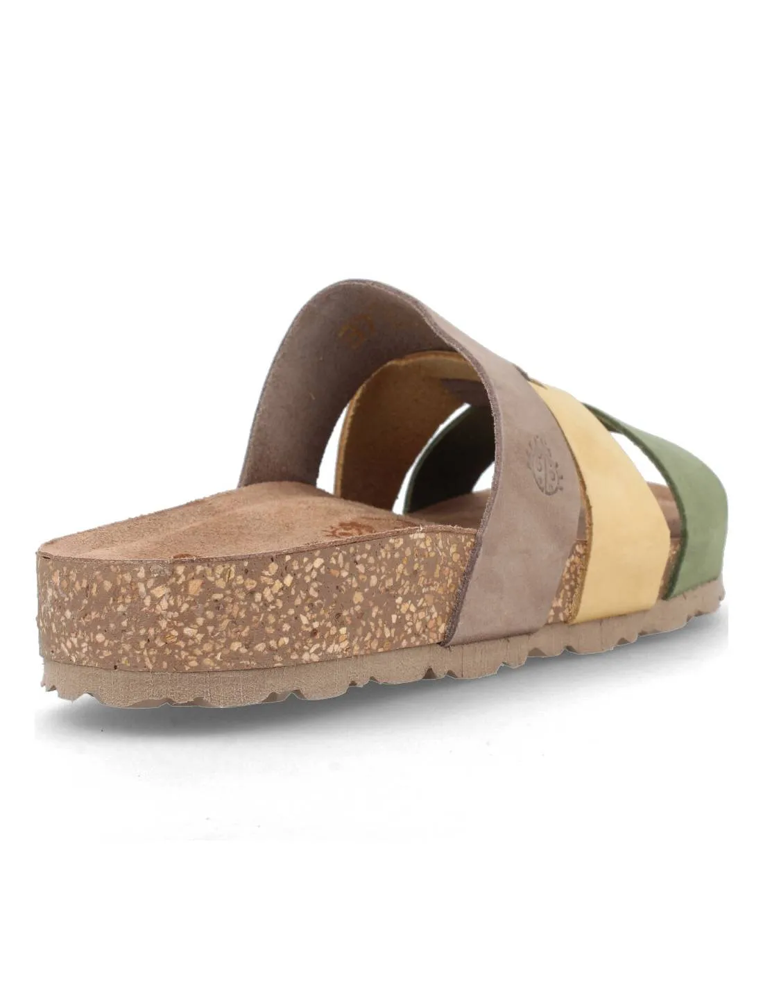YOKONO  SANDALIA PLANA NOBUCK JERBA 116 MULTI OLIVE