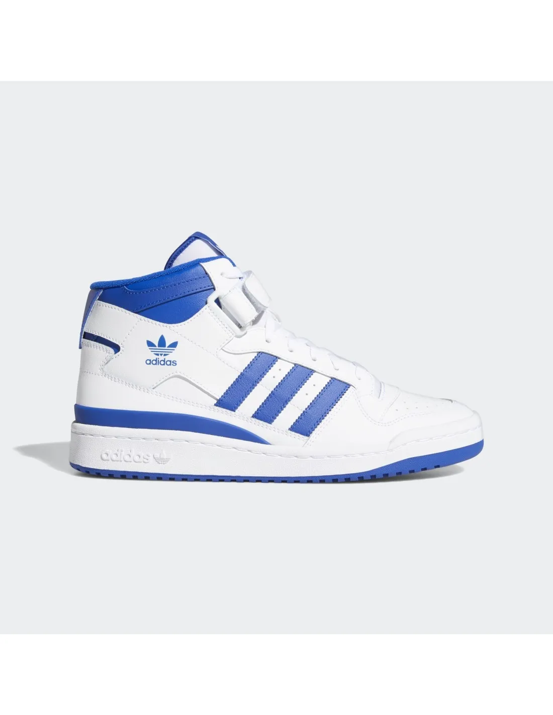 ZAPATILLAS ADIDAS FORUM MID J AZUL Y BLANCO