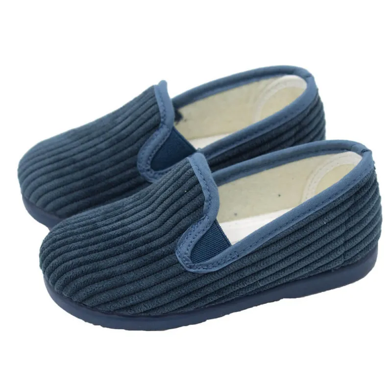 Zapatillas Casa pana elásticos