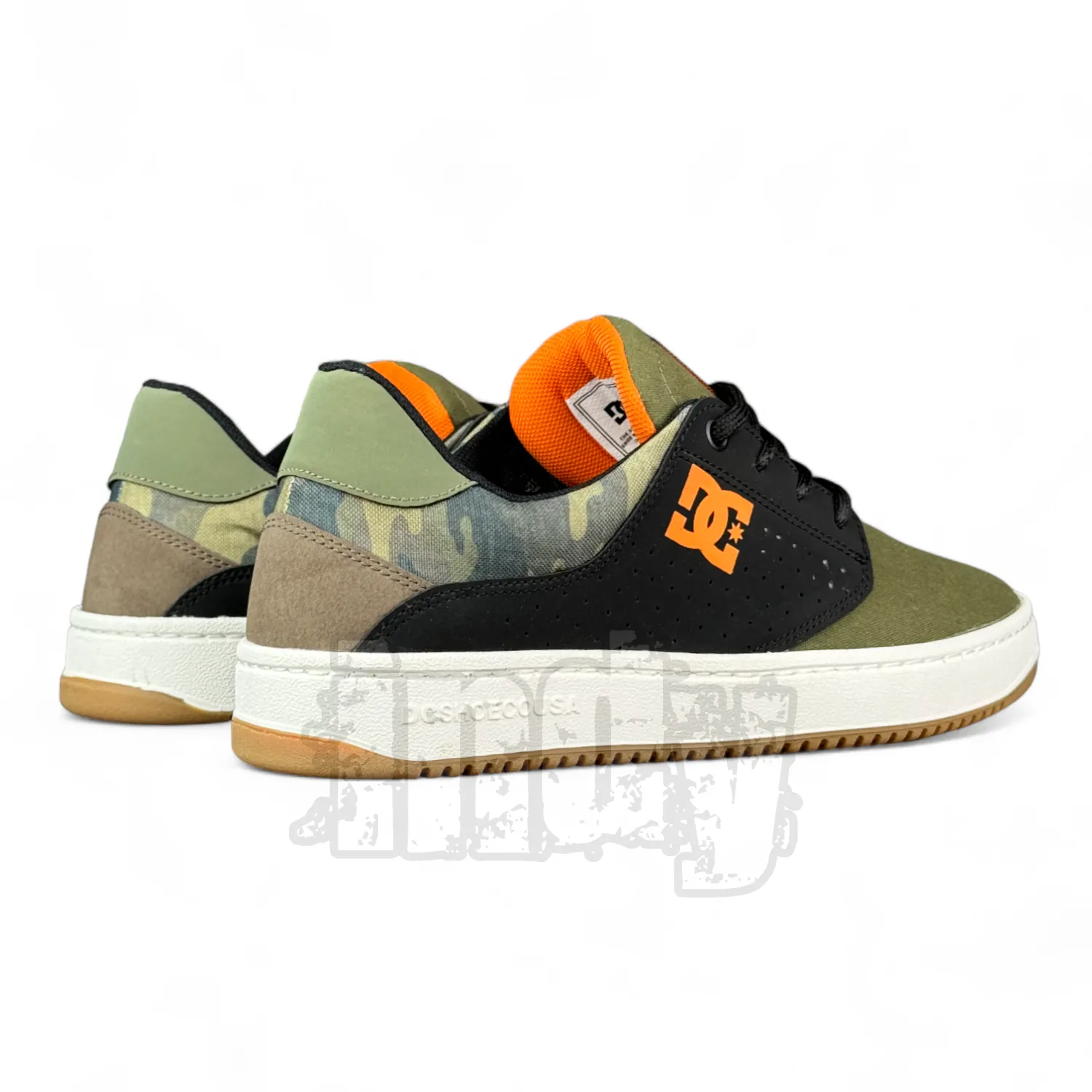 Zapatillas Dc Plaza Tc Tx Ss Negro Verde Camuflado