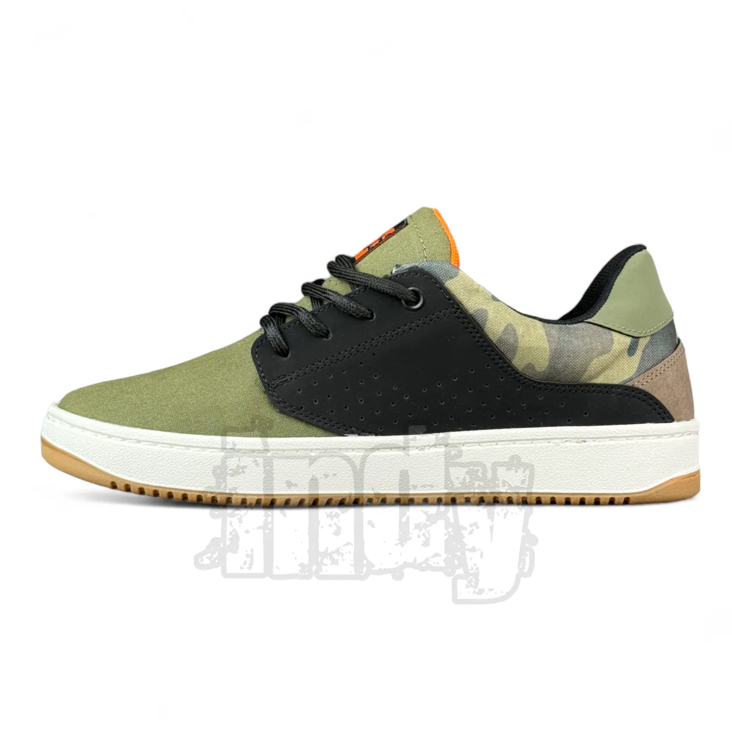 Zapatillas Dc Plaza Tc Tx Ss Negro Verde Camuflado