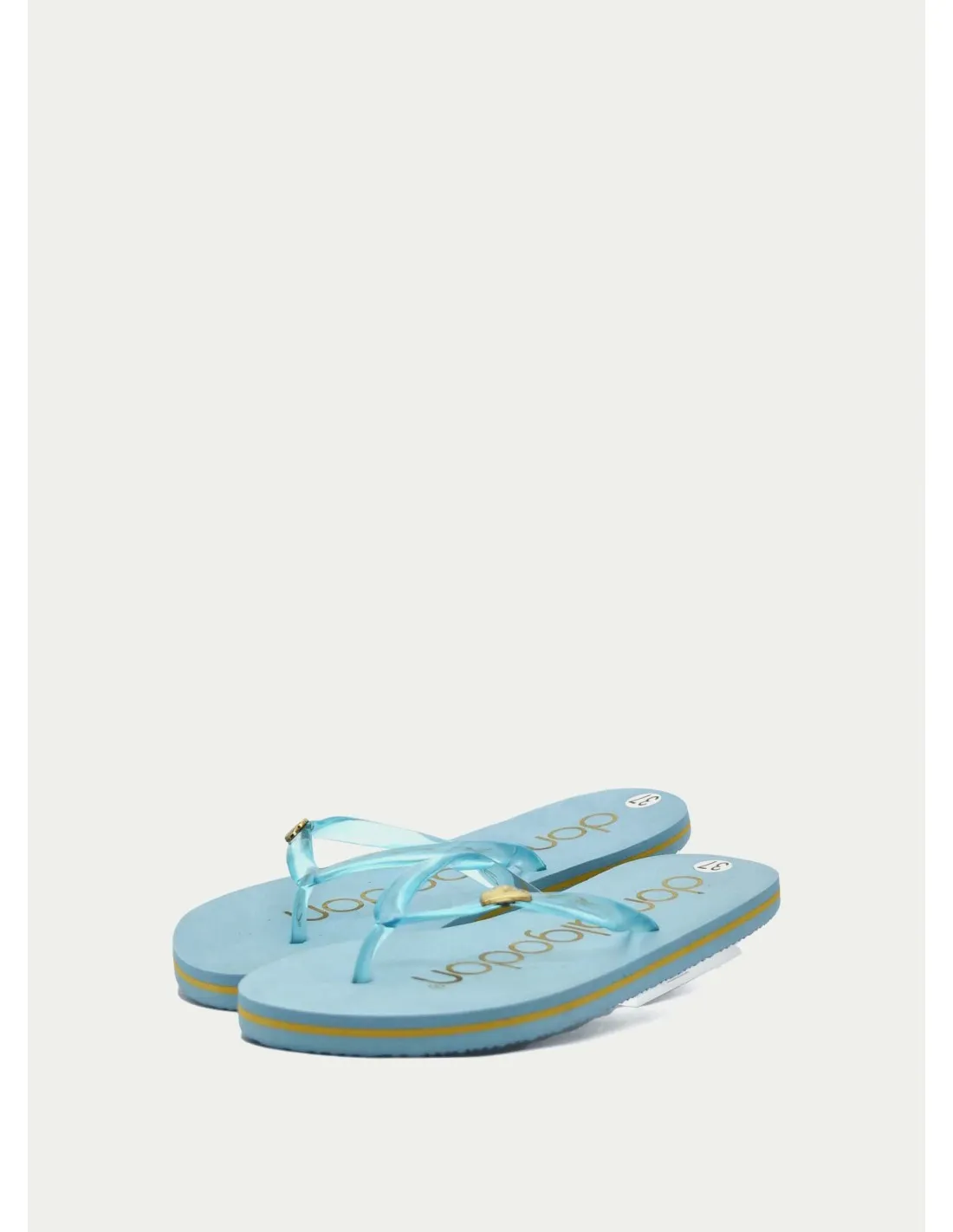 ZAPATILLAS DE PISCIN DON ALGODON 8903 CELESTE 