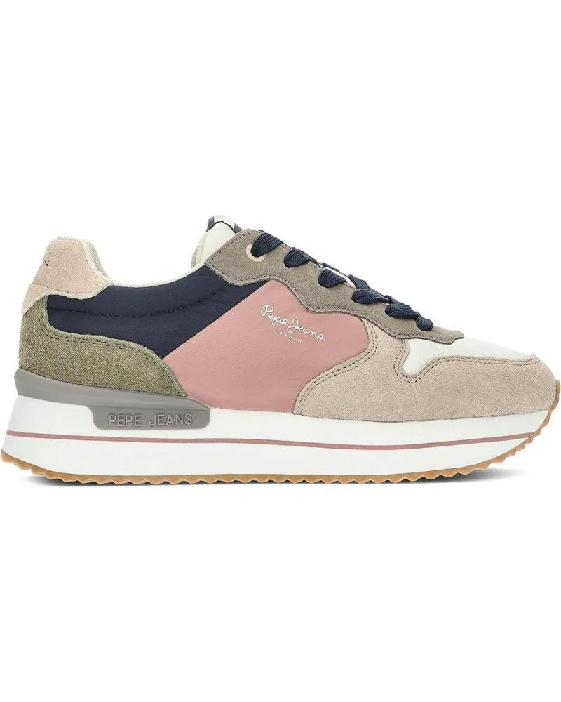 Zapatillas deporte de Mujer PEPE JEANS SNEAKERS PLS31512 CUERO MARRóN