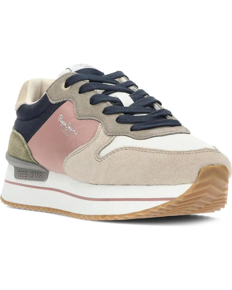 Zapatillas deporte de Mujer PEPE JEANS SNEAKERS PLS31512 CUERO MARRóN