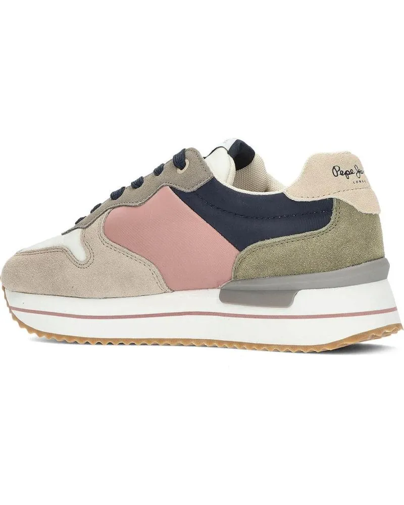 Zapatillas deporte de Mujer PEPE JEANS SNEAKERS PLS31512 CUERO MARRóN