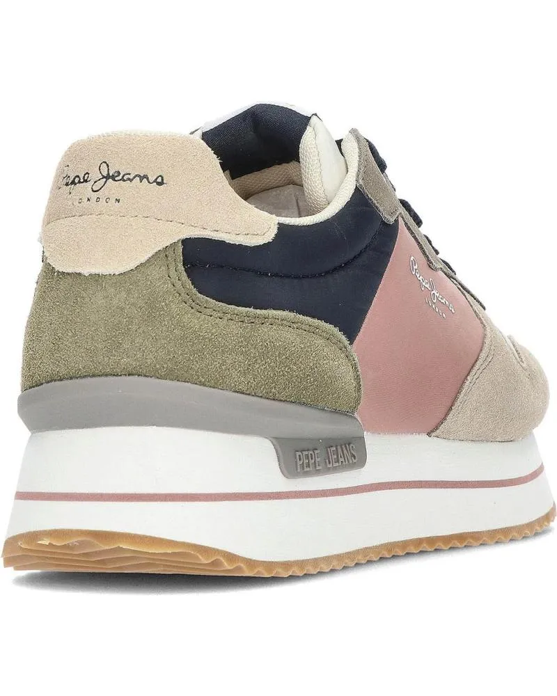Zapatillas deporte de Mujer PEPE JEANS SNEAKERS PLS31512 CUERO MARRóN