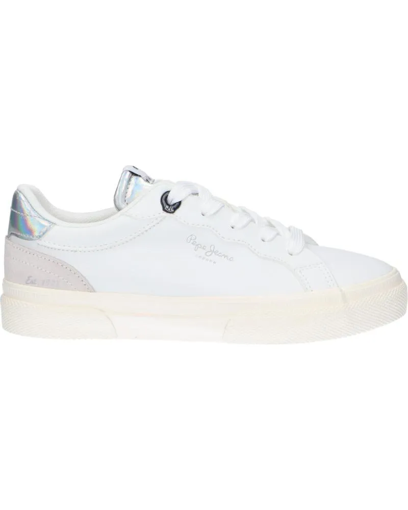 Zapatillas deporte de Mujer y Niña PEPE JEANS PGS30483 KENTON CLASSIC 800 WHITE