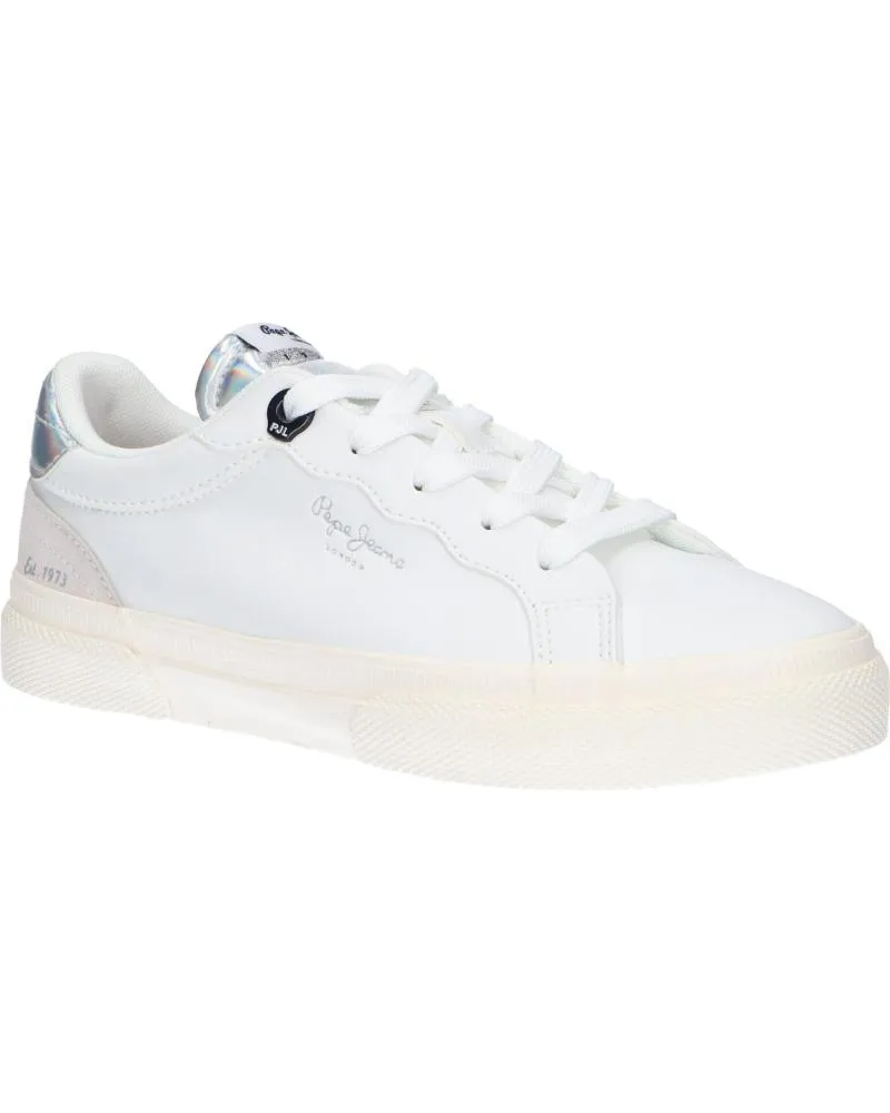 Zapatillas deporte de Mujer y Niña PEPE JEANS PGS30483 KENTON CLASSIC 800 WHITE
