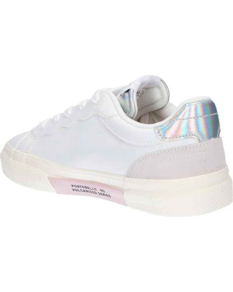 Zapatillas deporte de Mujer y Niña PEPE JEANS PGS30483 KENTON CLASSIC 800 WHITE