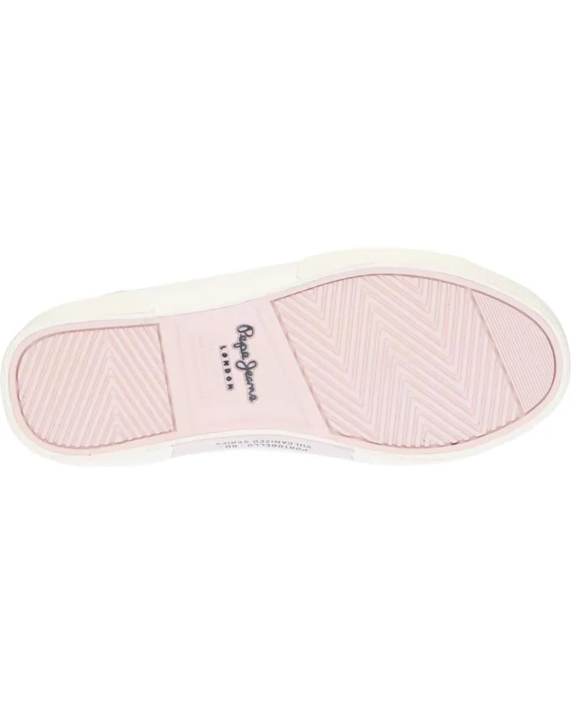 Zapatillas deporte de Mujer y Niña PEPE JEANS PGS30483 KENTON CLASSIC 800 WHITE