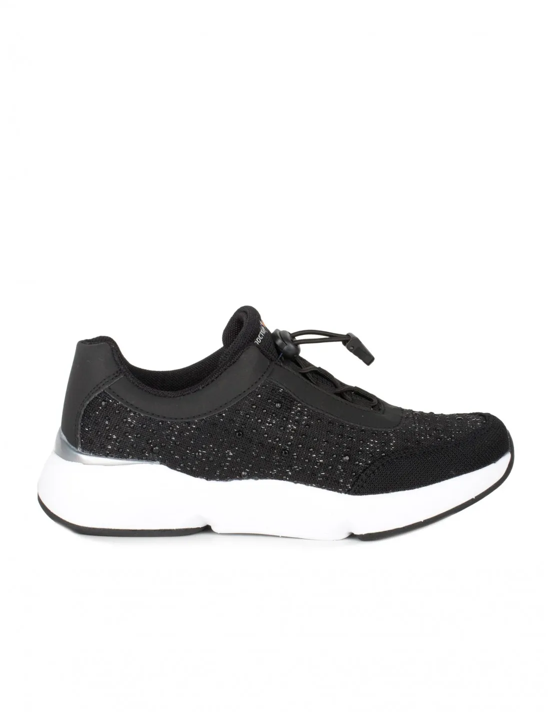 Zapatillas Deportivas Strass Negras