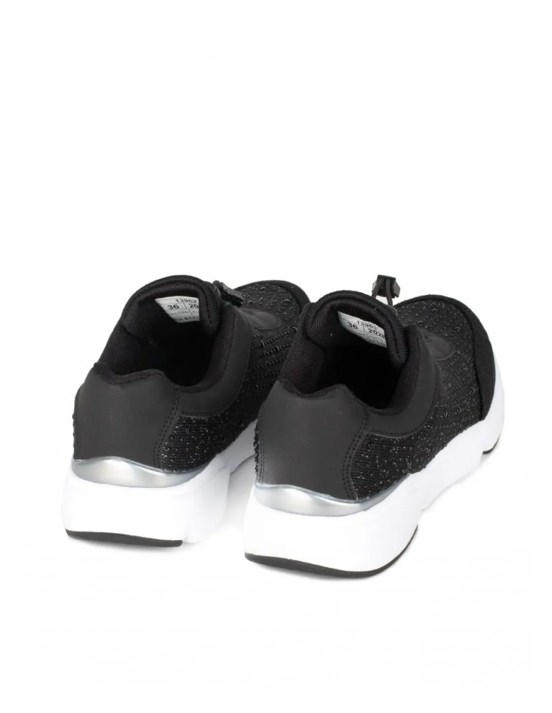 Zapatillas Deportivas Strass Negras