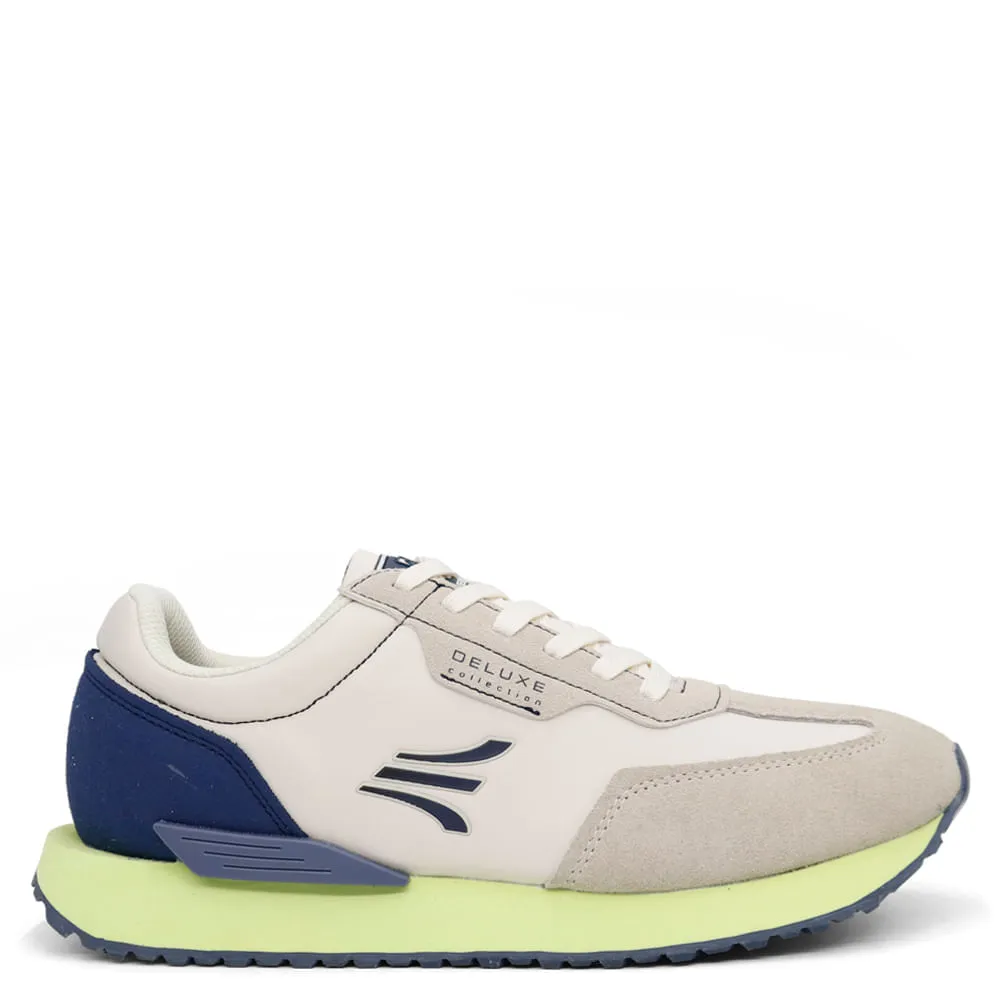 ZAPATILLAS RUNNING HOMBRE APOLO AH2311 CREMA