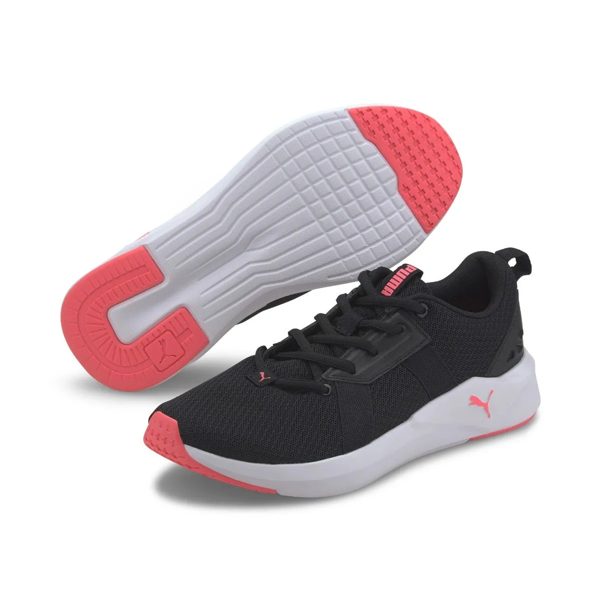 Zapatillas Running Mujer Puma Chroma Negro / Rosado