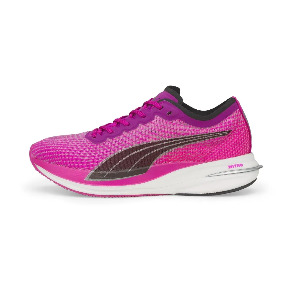 Zapatillas Running Mujer Puma Deviate Nitro Fucsia
