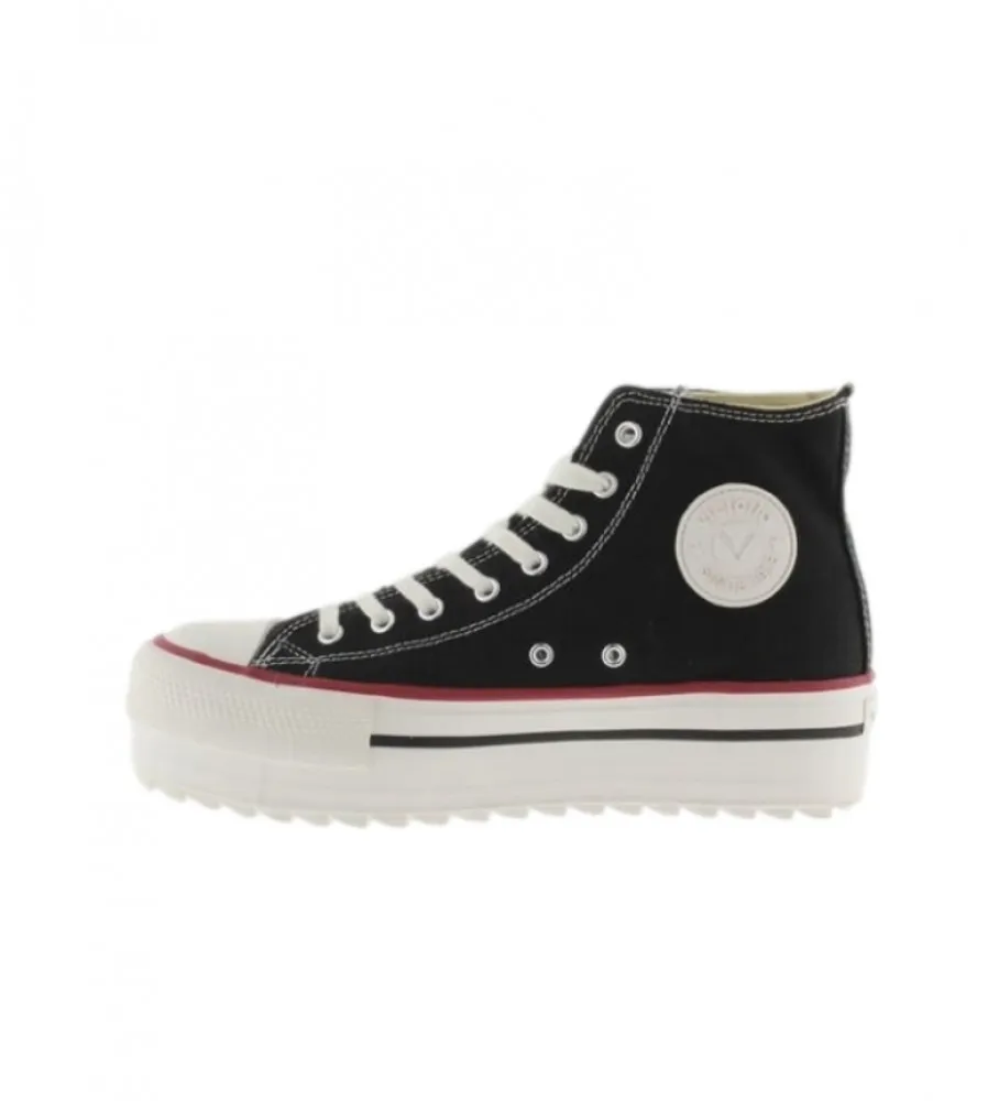 Zapatillas Tribu doble lona negro