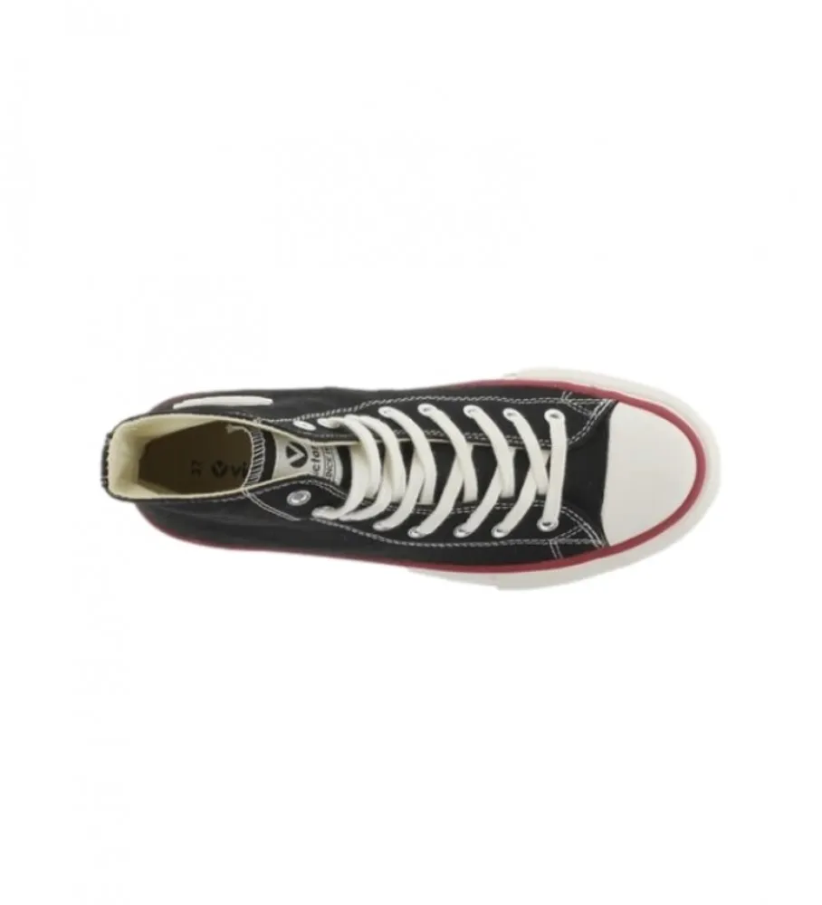 Zapatillas Tribu doble lona negro