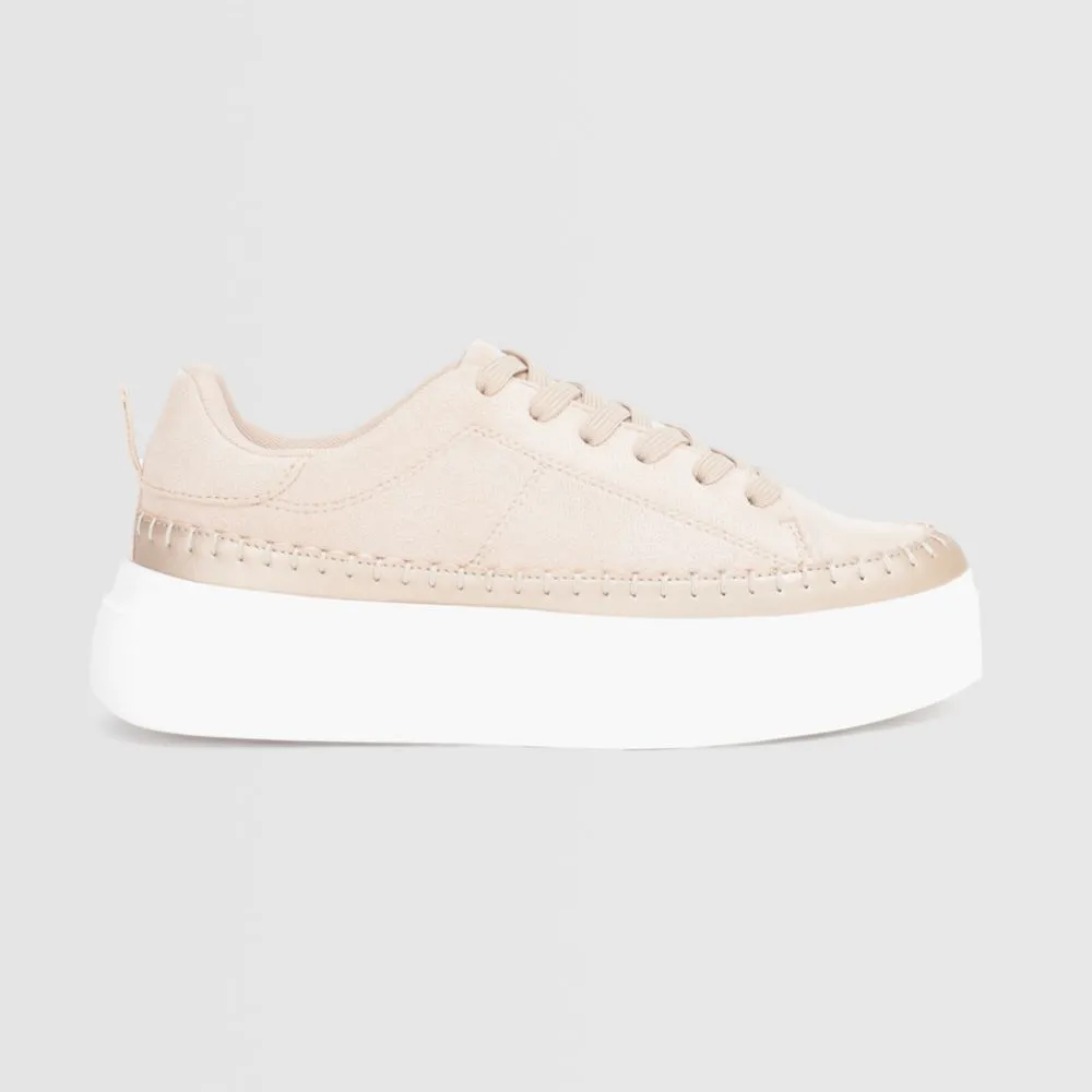 Zapatillas Urbanas Malabar Para Mujer Sewnplat Camel