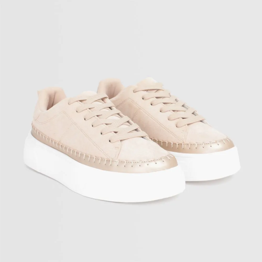 Zapatillas Urbanas Malabar Para Mujer Sewnplat Camel