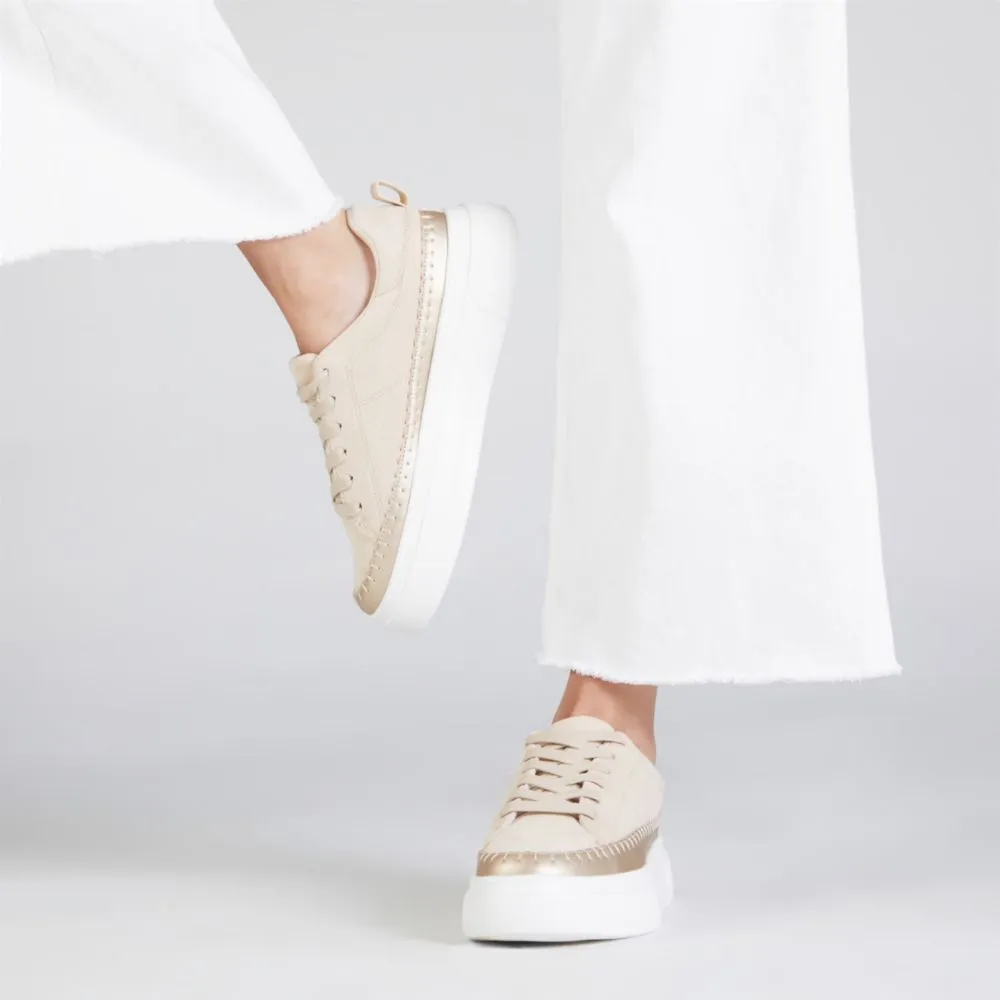 Zapatillas Urbanas Malabar Para Mujer Sewnplat Camel