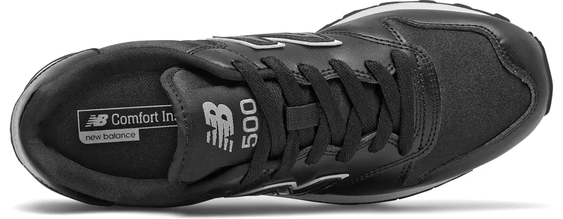 Zapatillas Urbanas Mujer New Balance 500 Negro