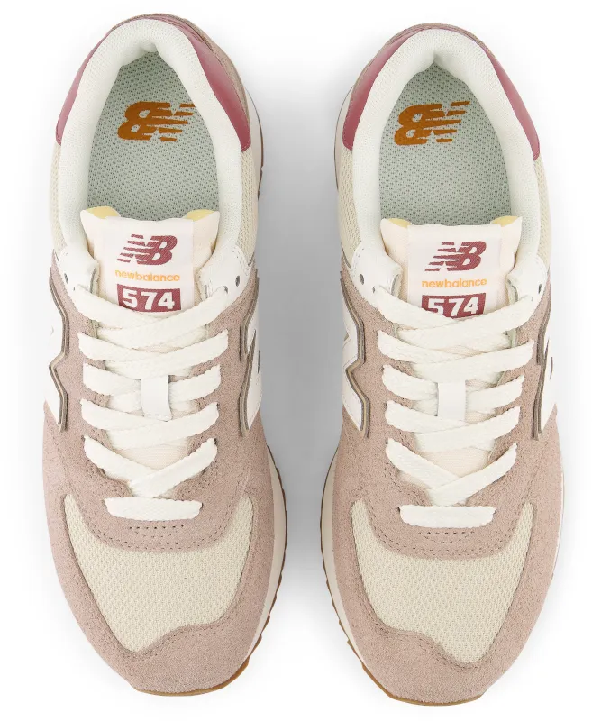 Zapatillas Urbanas Mujer New Balance 574 + Café
