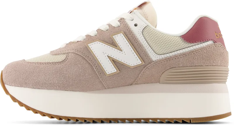 Zapatillas Urbanas Mujer New Balance 574 + Café