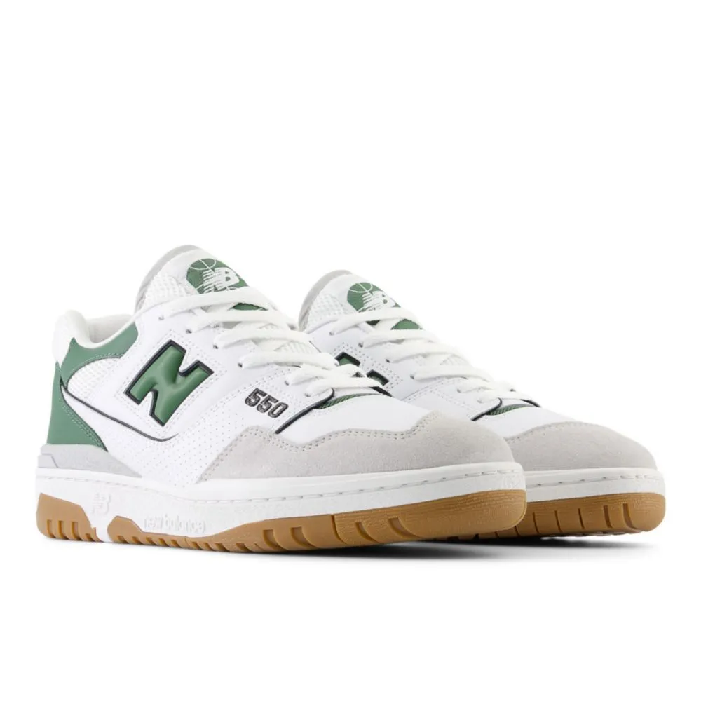 Zapatillas Urbanas New Balance Para Hombre Bb550Esb Blanco
