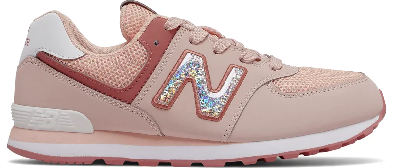 Zapatillas Urbanas Niña New Balance 574 Rosado
