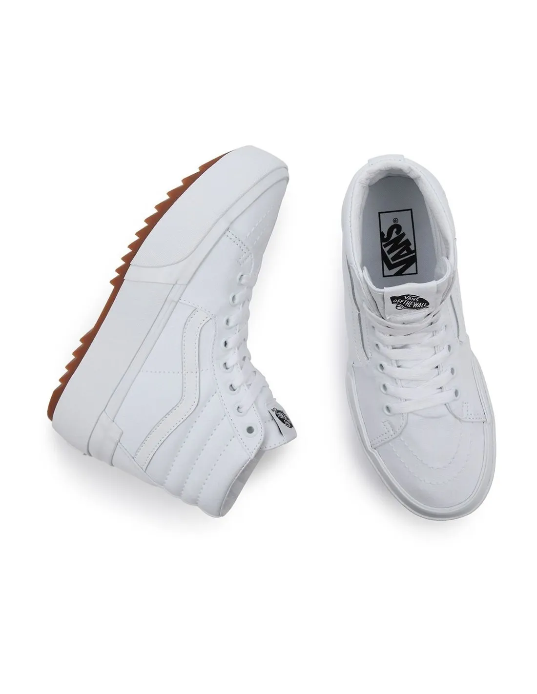 ZAPATILLAS VANS SK8HI WHITE STACKED