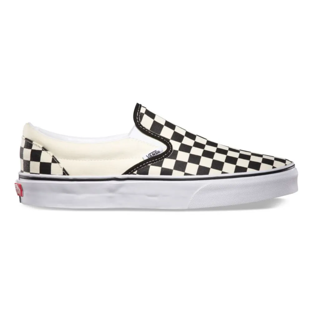 ZAPATILLAS VANS URBANAS UNISEX SLIPON NEGRO/BLANCO