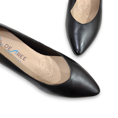 Zapato salon mujer Desiree tacon negro maia10