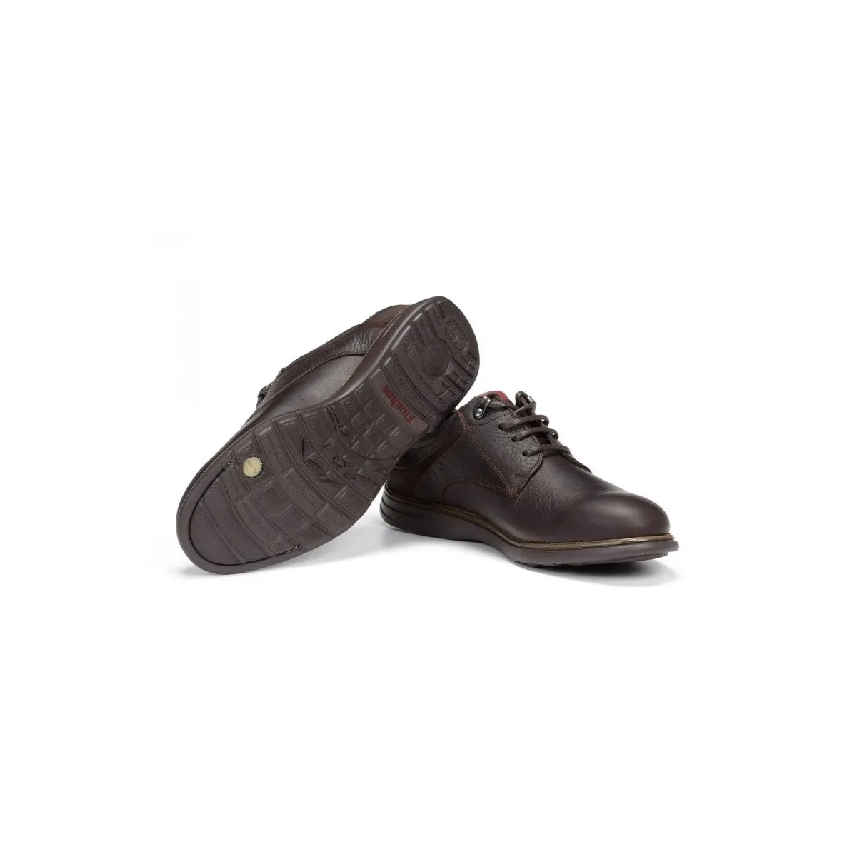 Zapatos Fluchos Ligeros con cordones de hombre marrón F0335