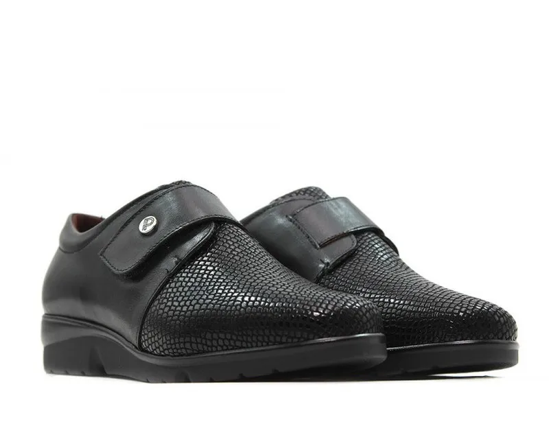 Zapatos Pitillos 5306 licra negro