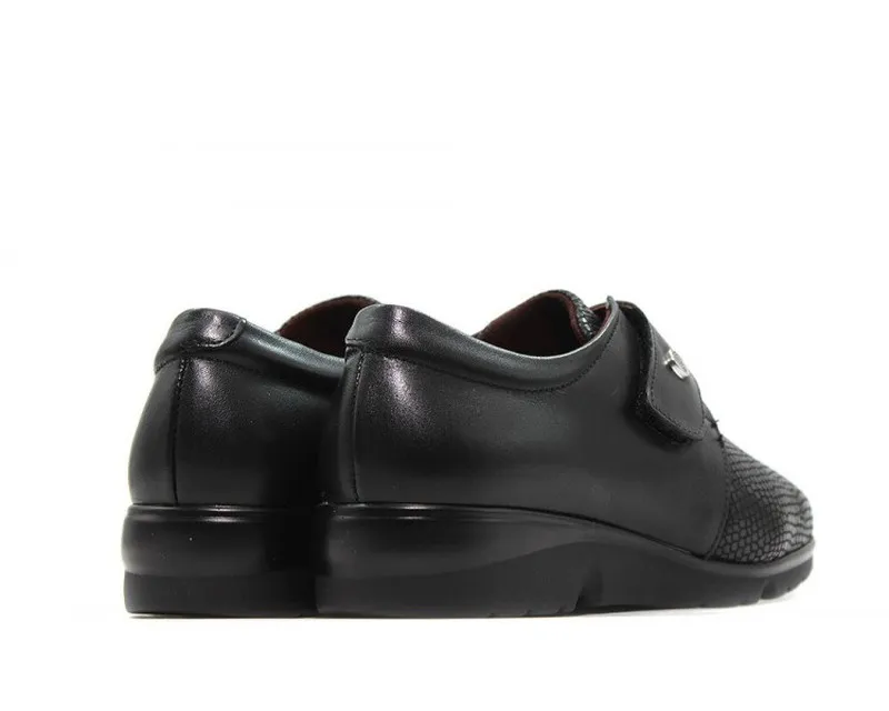 Zapatos Pitillos 5306 licra negro