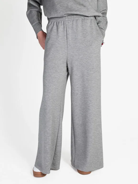 Zeta Pantalón palazzo de mujer color liso