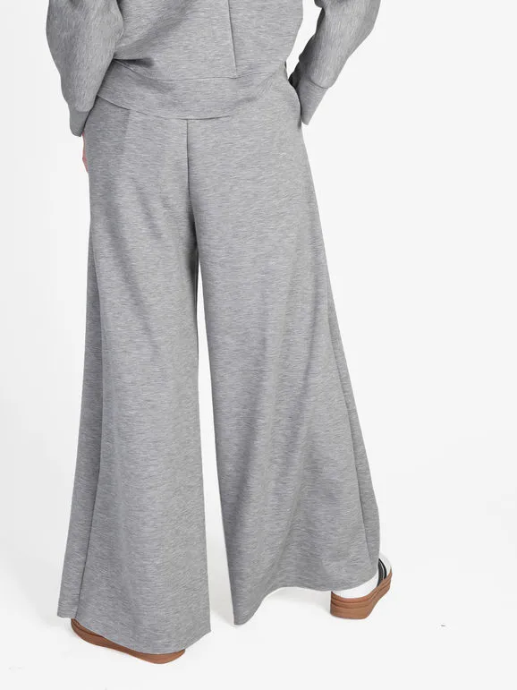 Zeta Pantalón palazzo de mujer color liso