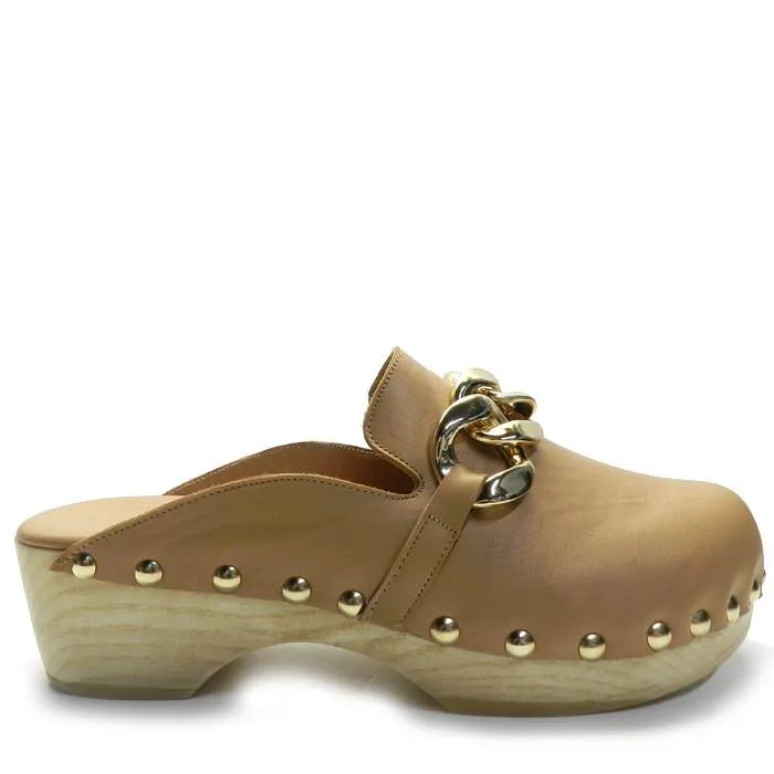 Zueco Tiziana Purple Camel